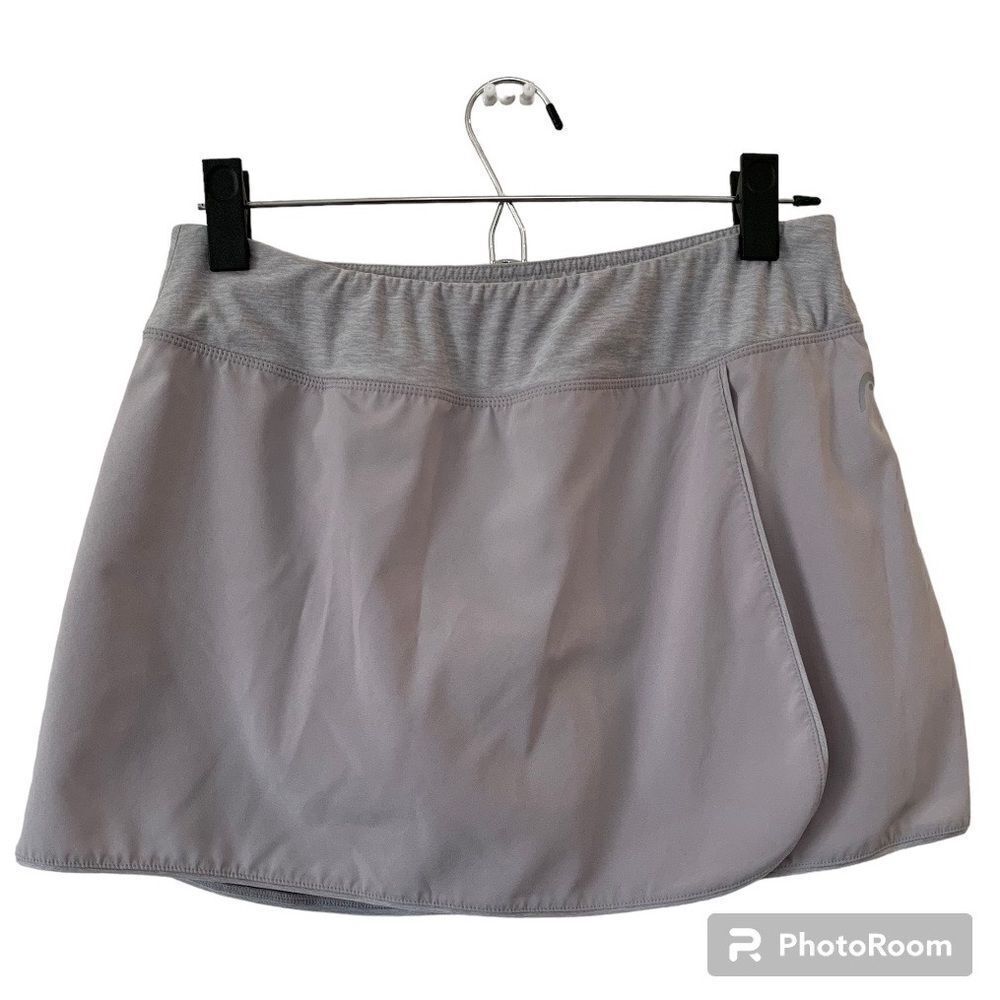 Head Athletic Skort Shirt Skirt Gray Size Large